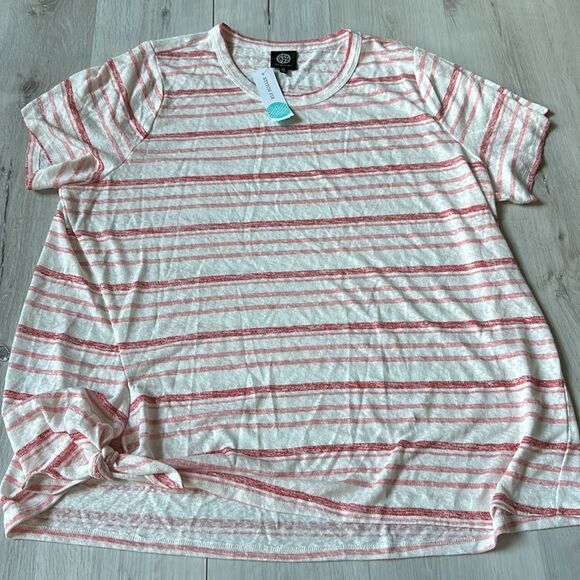 Bobeau Michelle Side Tie‎ Knot Top Off White 3X Stitch Fix Nwt - Picture 2 of 3